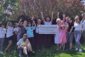Newhaven Chamber of Commerce Present the Seaford Down's Syndrome and Special Needs Support Group with a cheque for £2,000