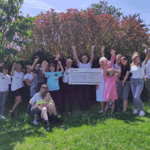 Newhaven Chamber of Commerce Present the Seaford Down's Syndrome and Special Needs Support Group with a cheque for £2,000